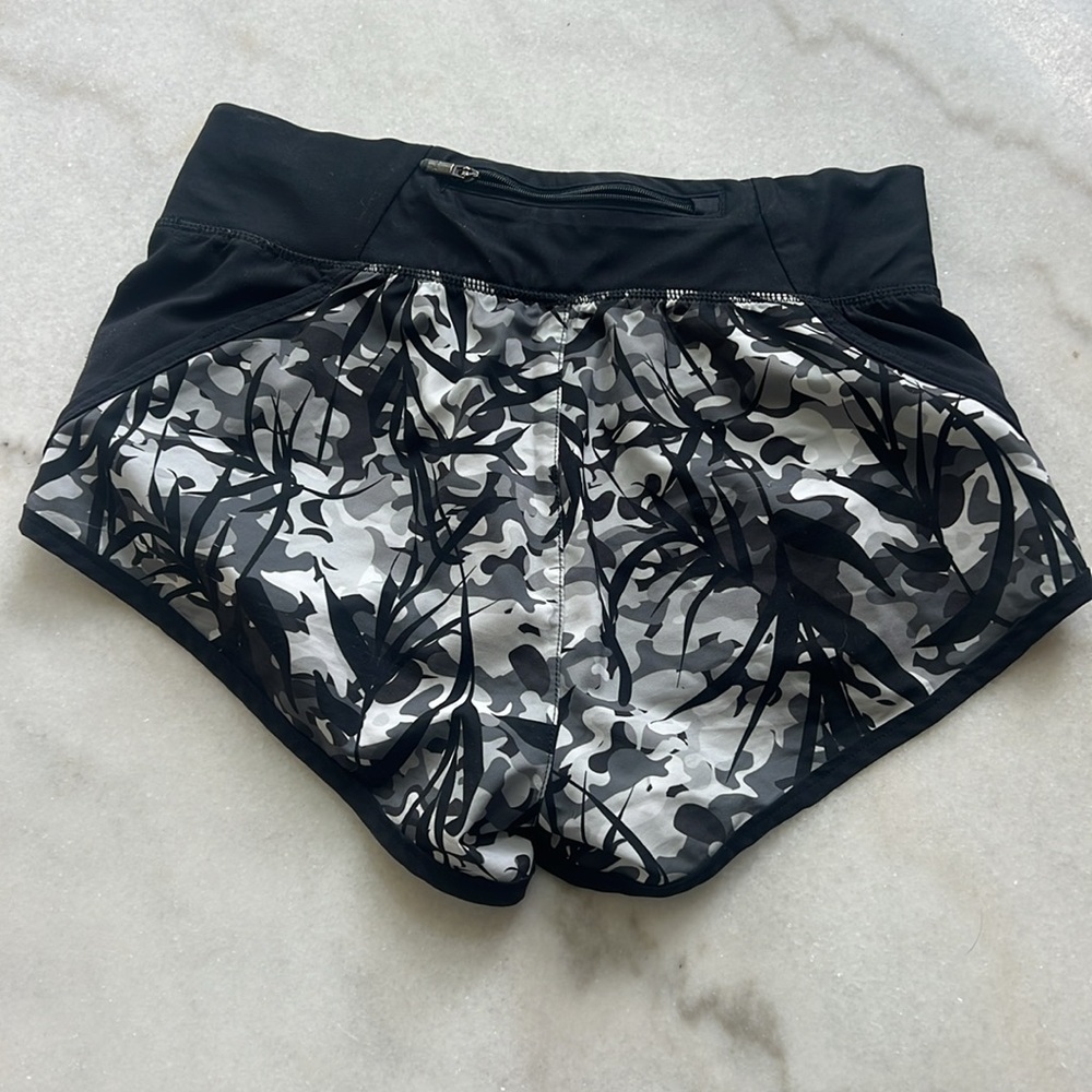 Under Armour Black and Gray Women's Shorts - Picture 2 of 3